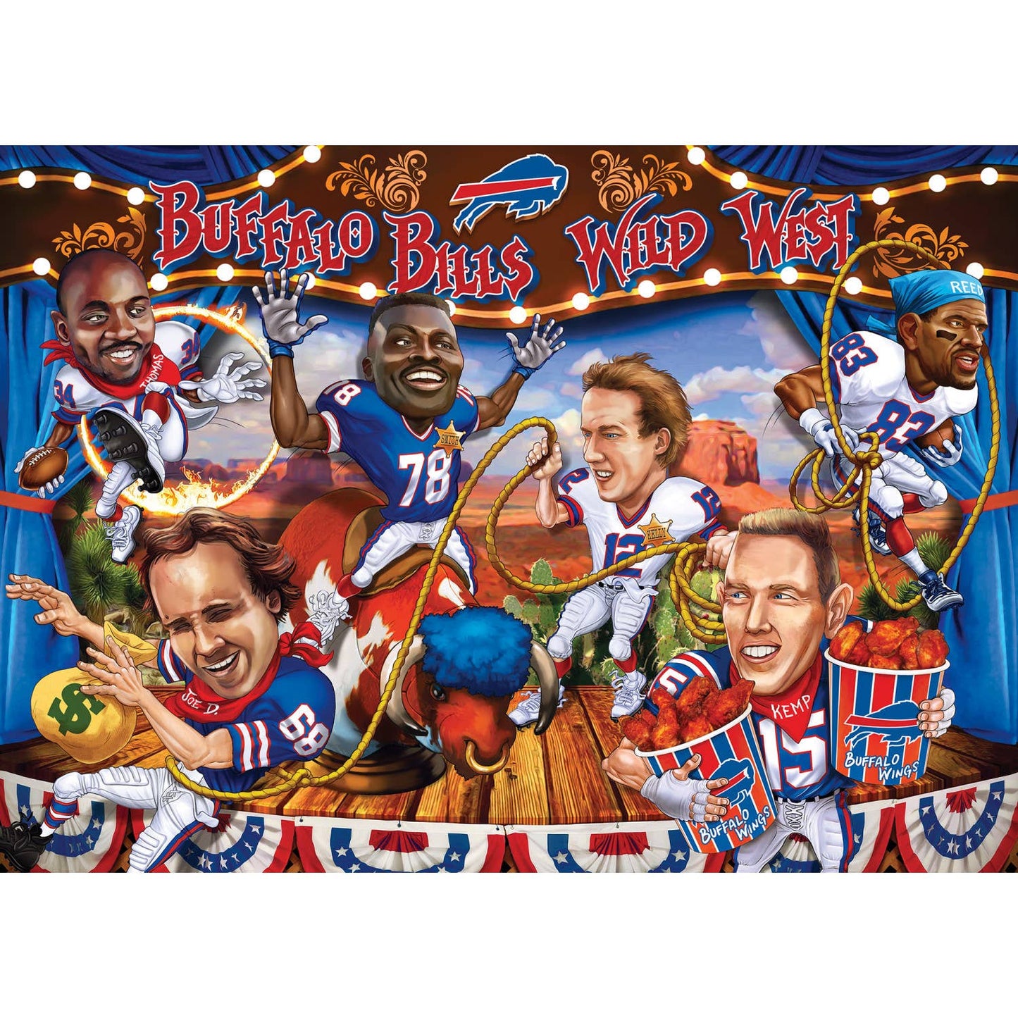 Buffalo Bills - All Time Greats 500 Piece Puzzle