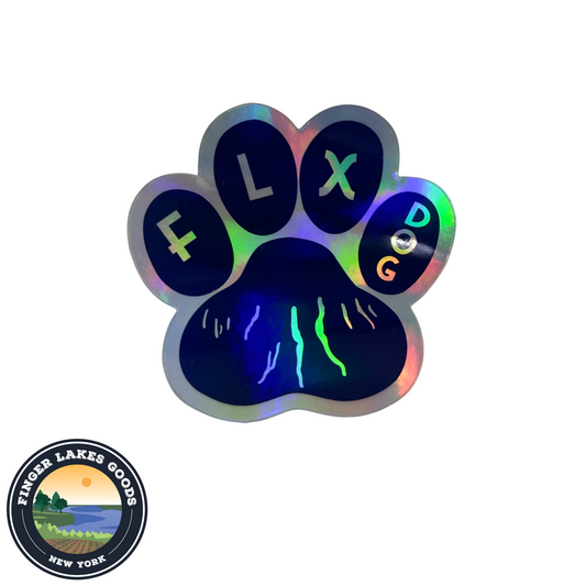 FLX Dog Hologram Sticker
