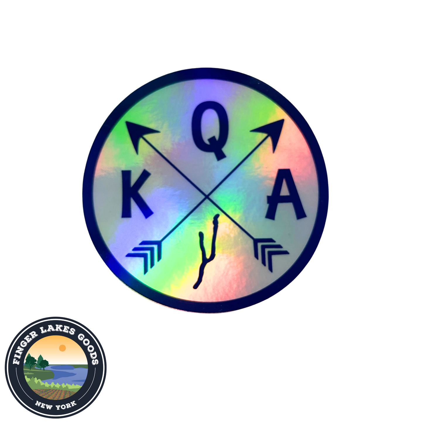 KQA Arrows Hologram Sticker