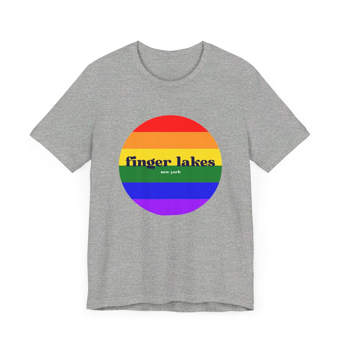 Finger Lakes Pride Unisex Short Sleeve T-Shirt