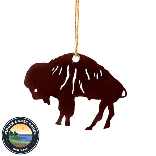 Buffalo Wooden Ornament