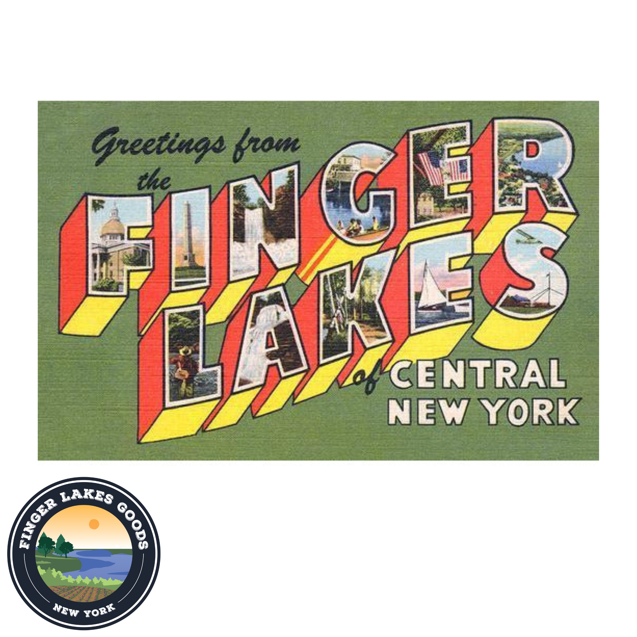 Finger Lakes Matted Print (11x14)