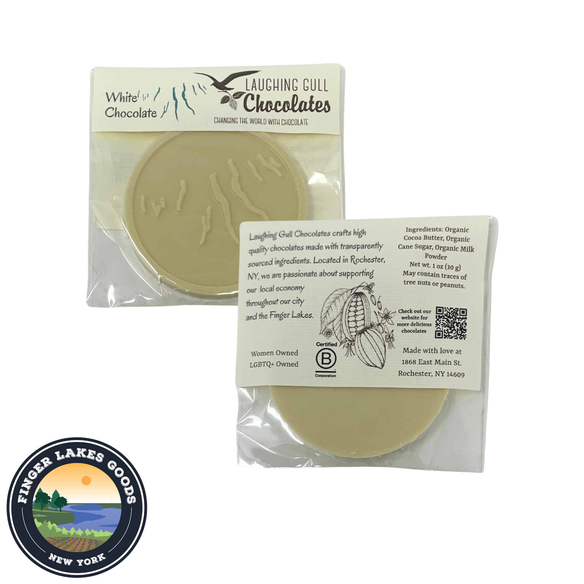 Finger Lakes Chocolate by Laughing Gull Chocolates