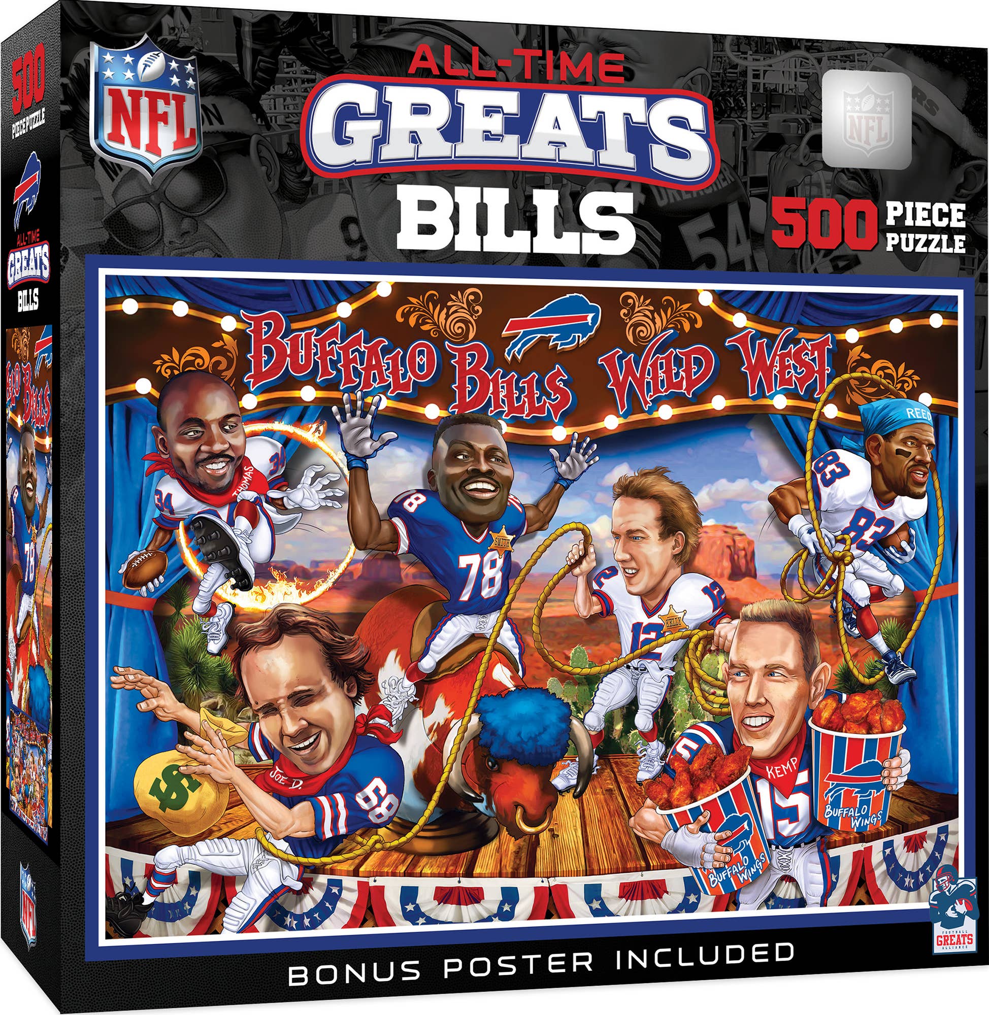 Buffalo Bills - All Time Greats 500 Piece Puzzle