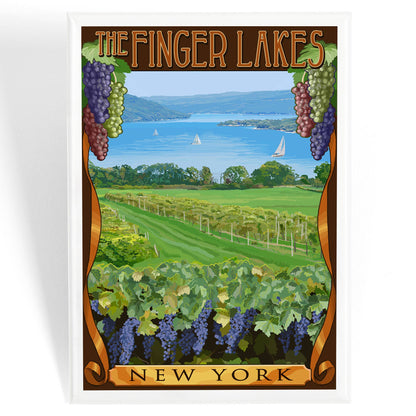 Finger Lakes Vineyard Magnet