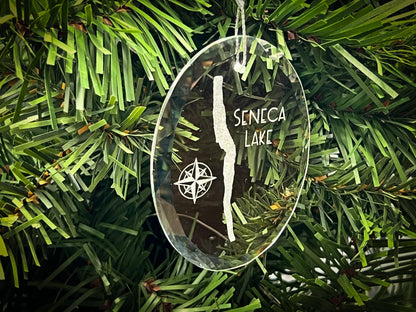 Seneca Lake Glass Ornament