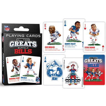 Buffalo Bills All-Time Greats Playing Cards