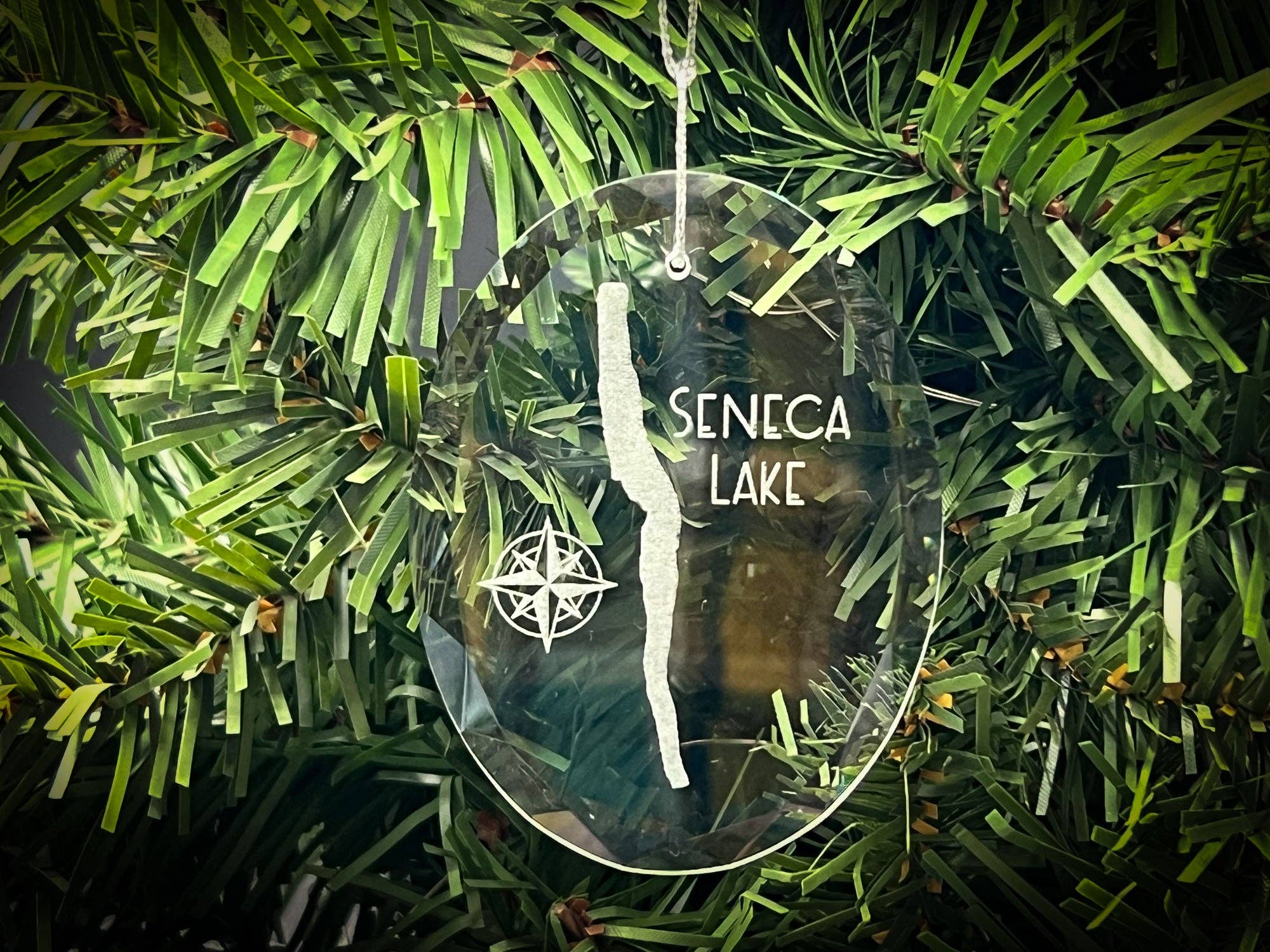 Seneca Lake Glass Ornament