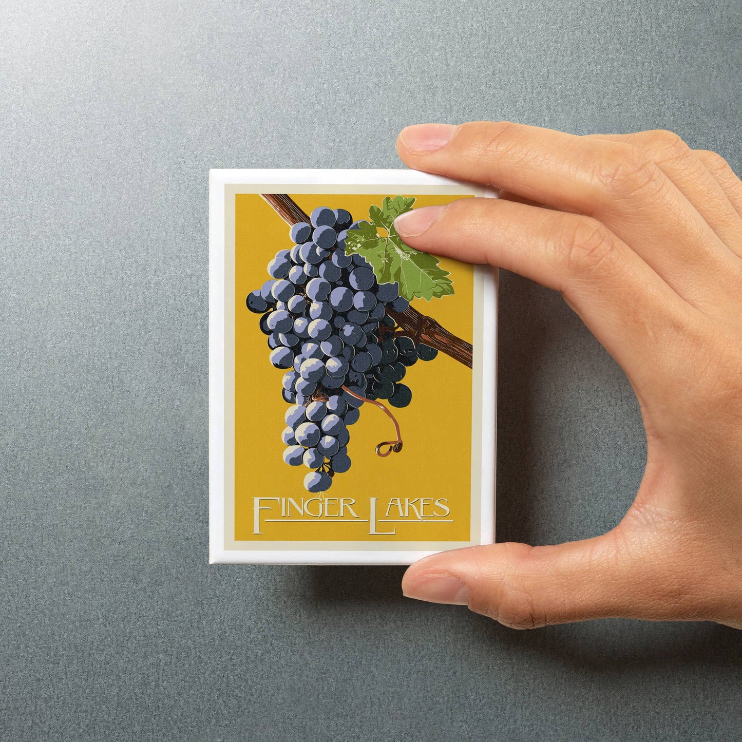 Finger Lakes Wine Grapes Magnet