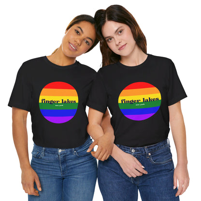 Finger Lakes Pride Unisex Short Sleeve T-Shirt