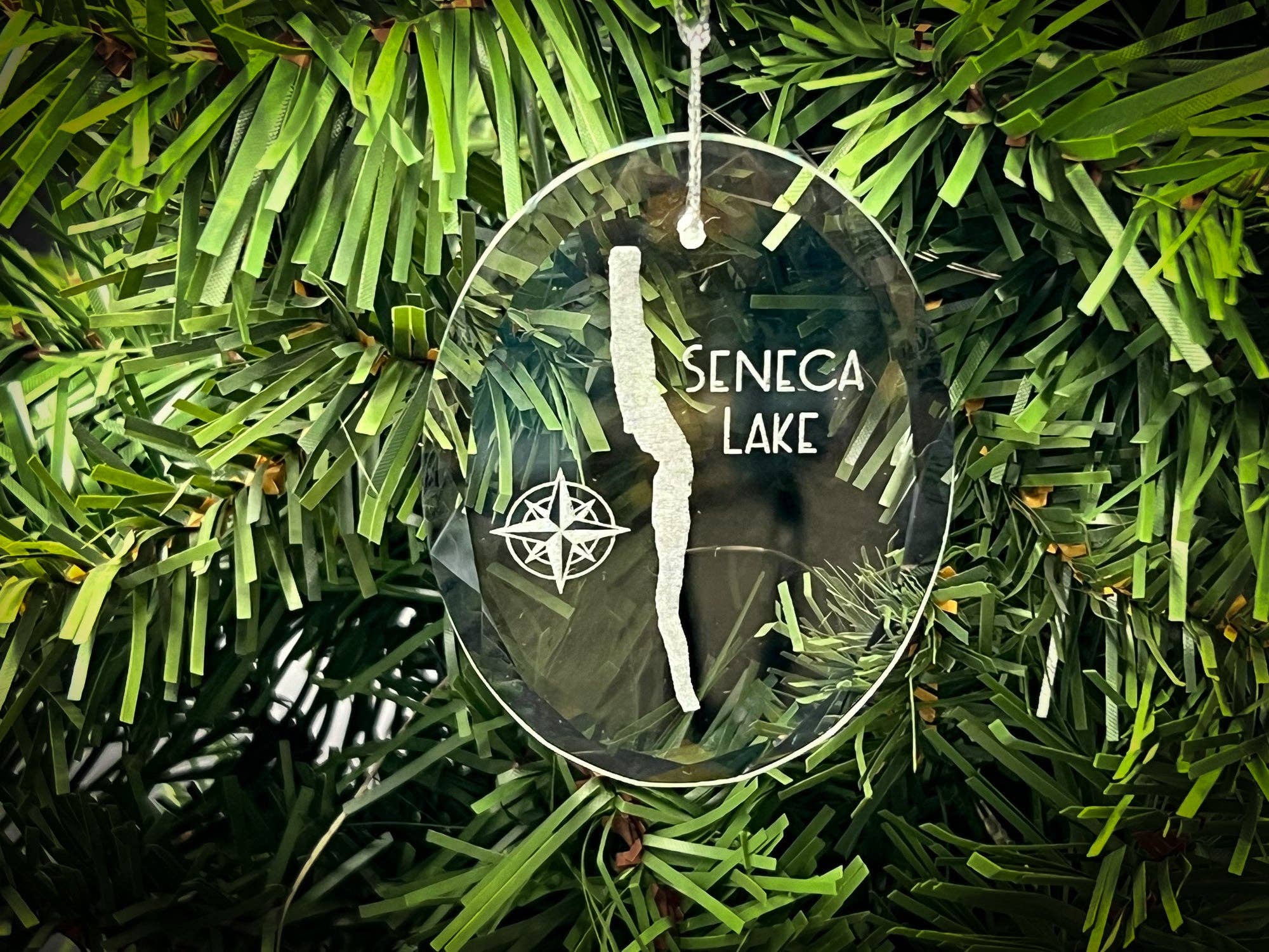 Seneca Lake Glass Ornament