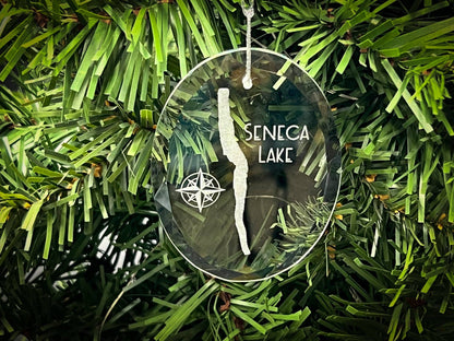 Seneca Lake Glass Ornament