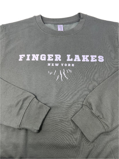 Finger Lakes Crewneck Sweatshirt w/ Lakes