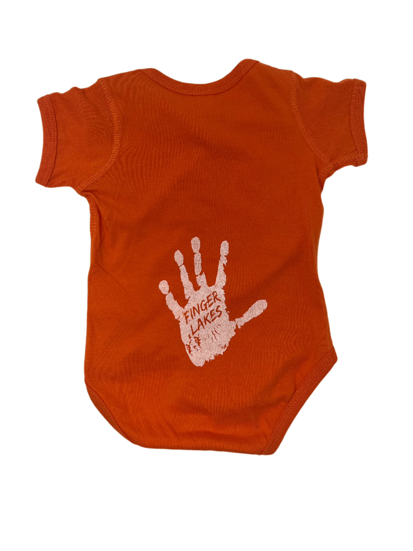 The Finger Lakes Hand Onesie