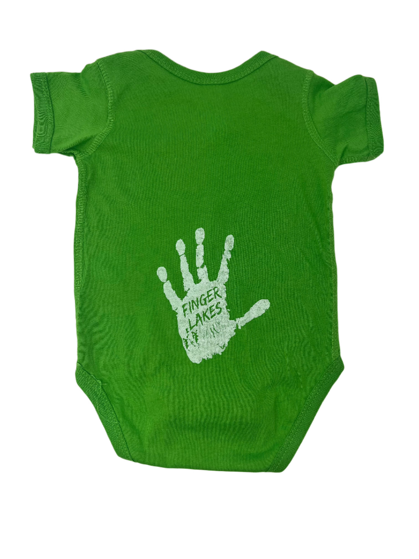 The Finger Lakes Hand Onesie