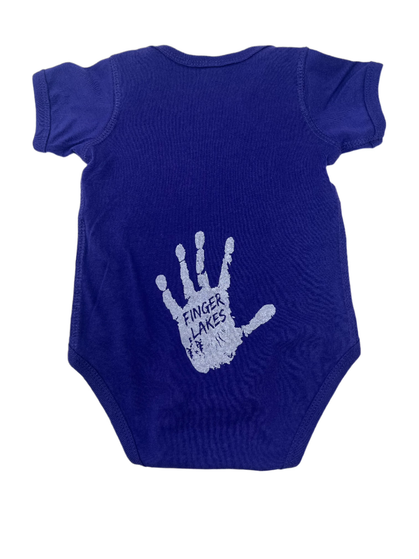 The Finger Lakes Hand Onesie