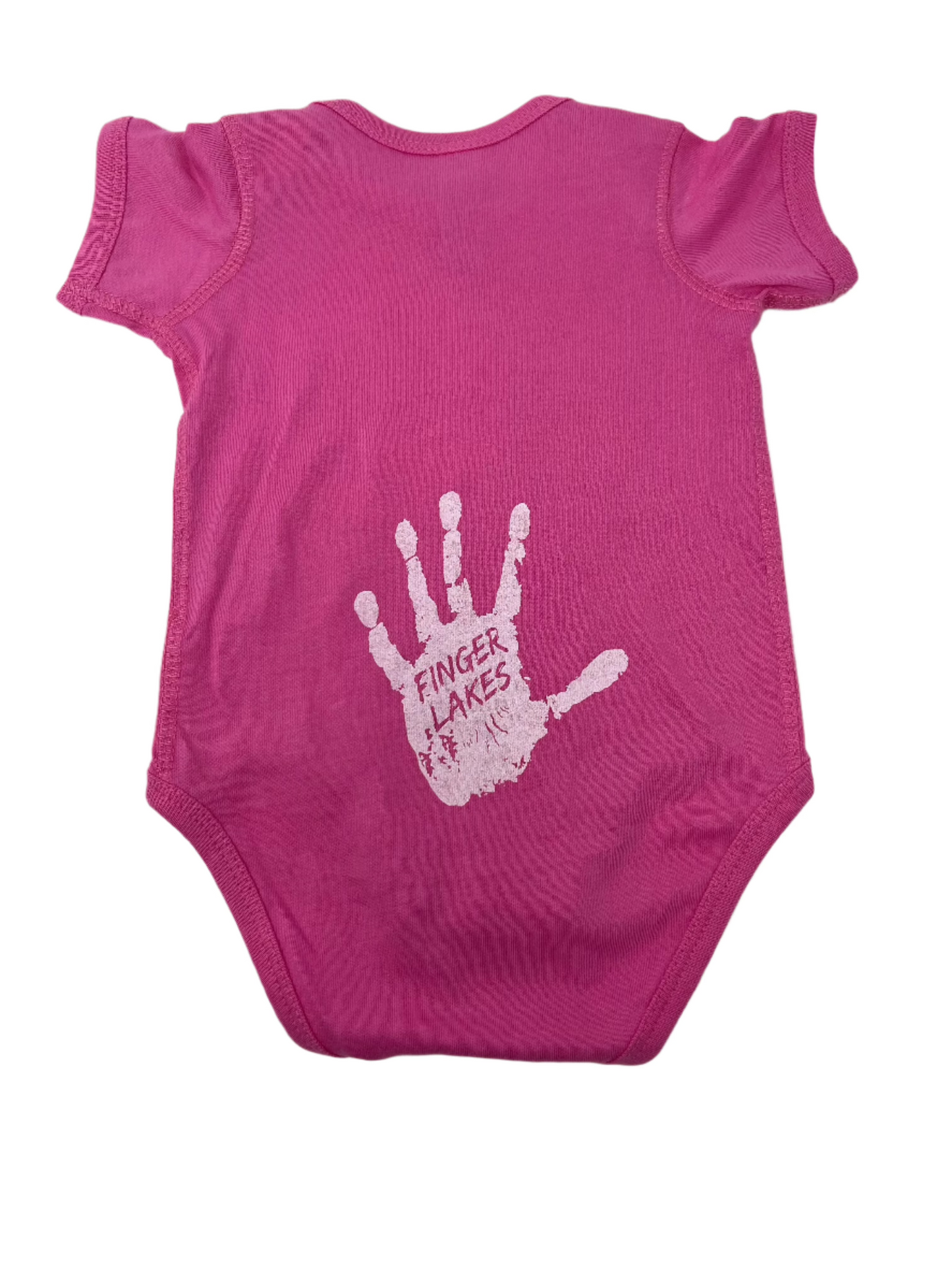 The Finger Lakes Hand Onesie