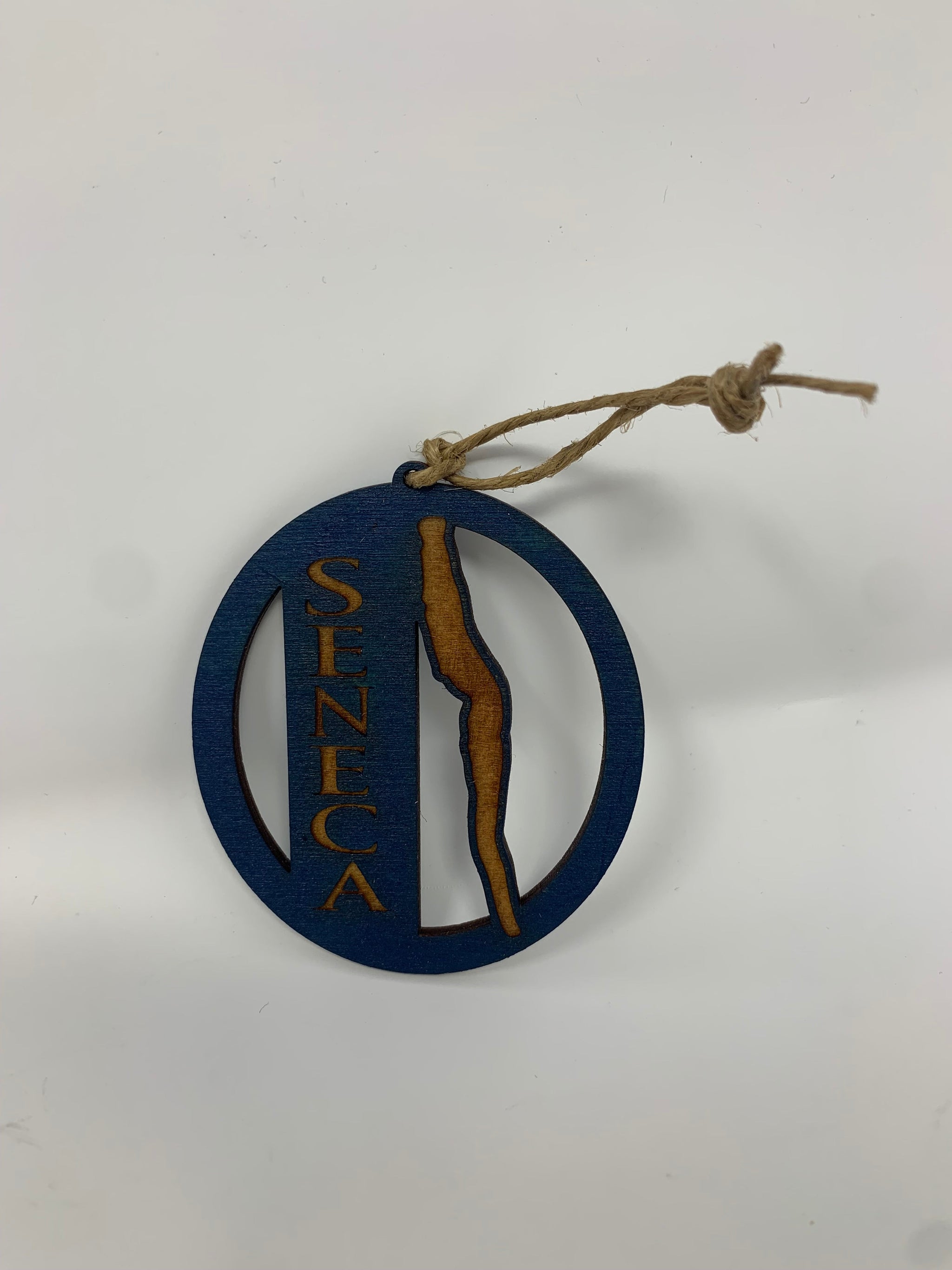 Wooden Lake Ornament