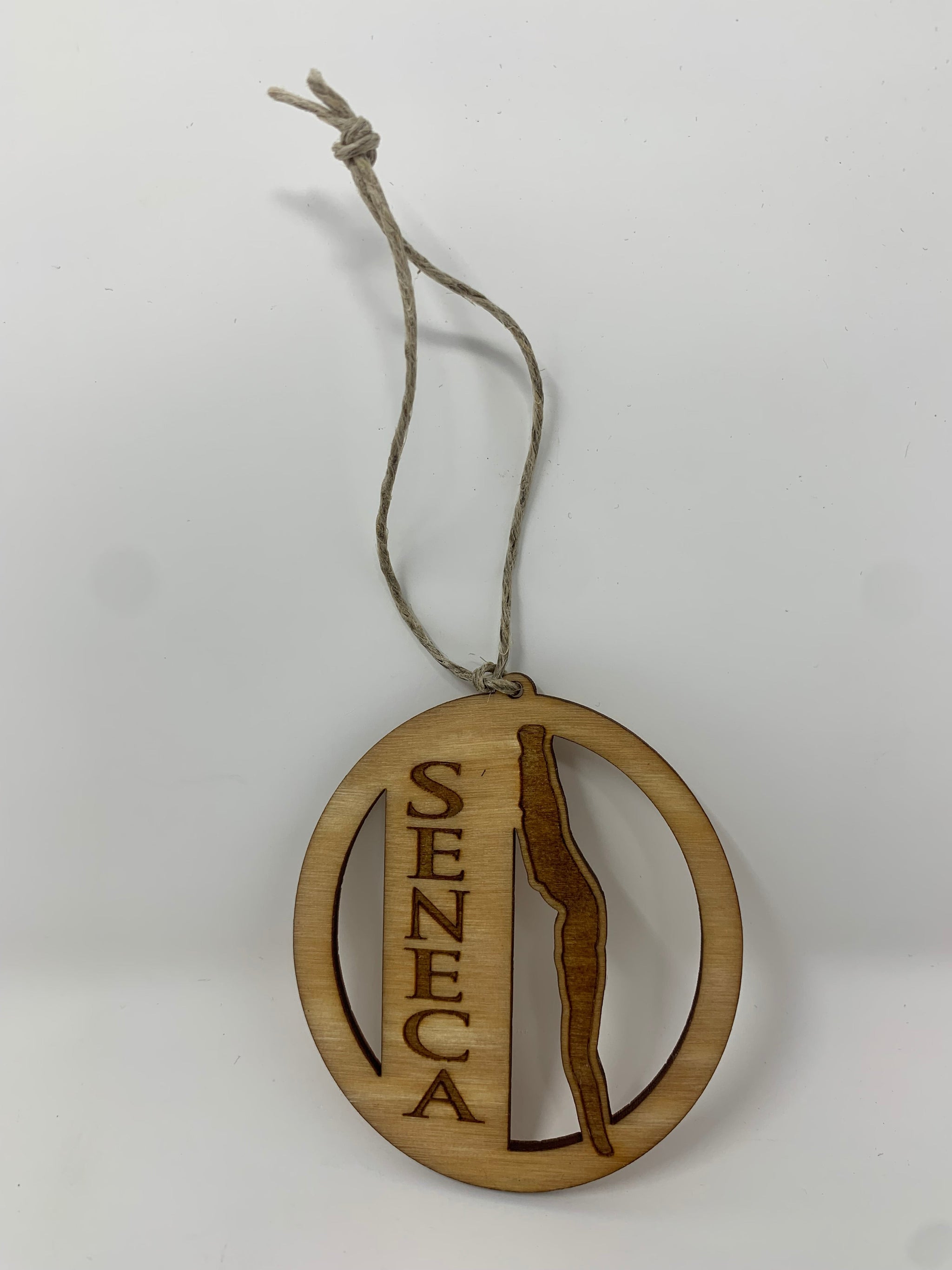 Wooden Lake Ornament