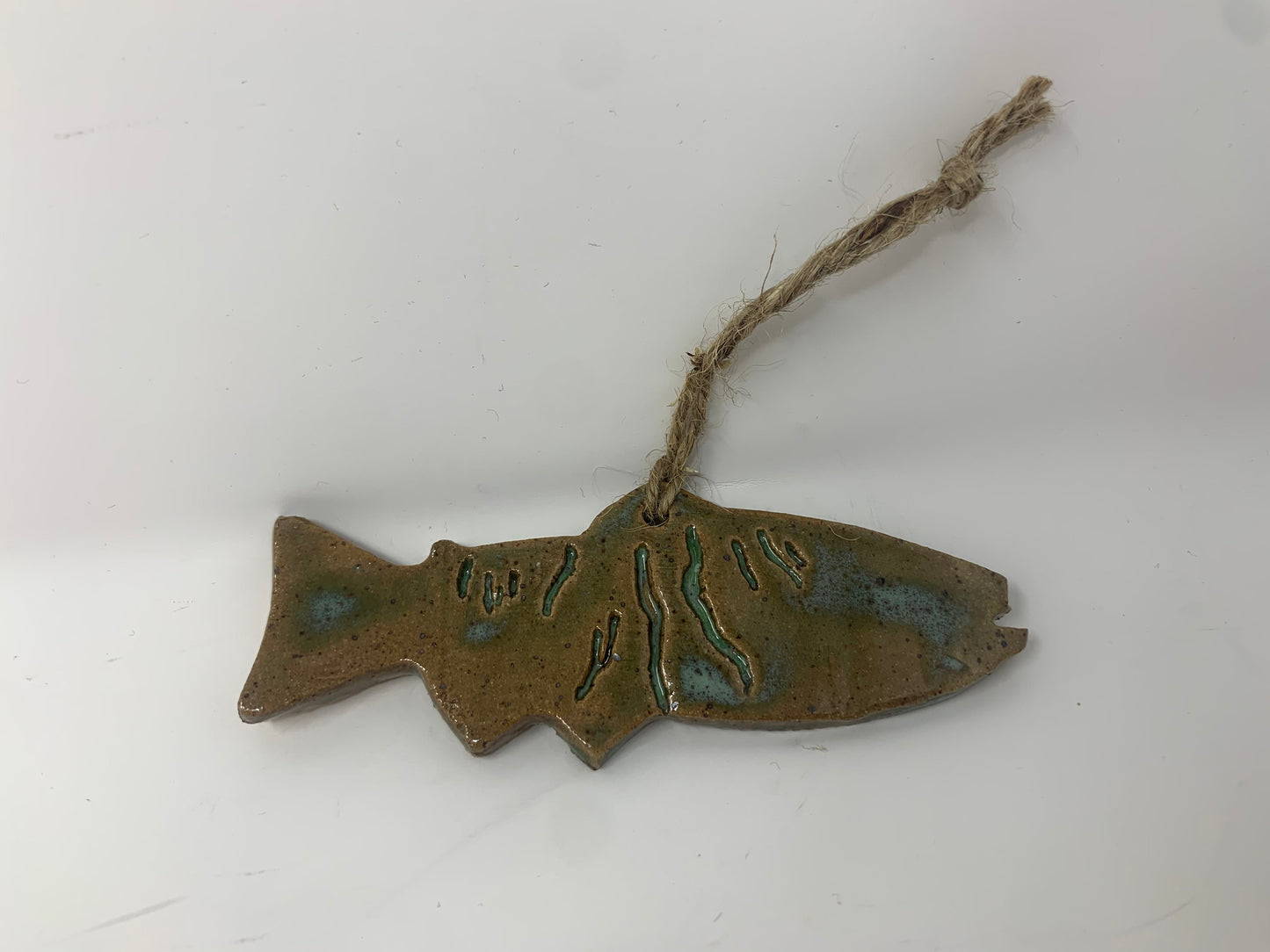 Finger Lakes Fish Pottery Ornaments