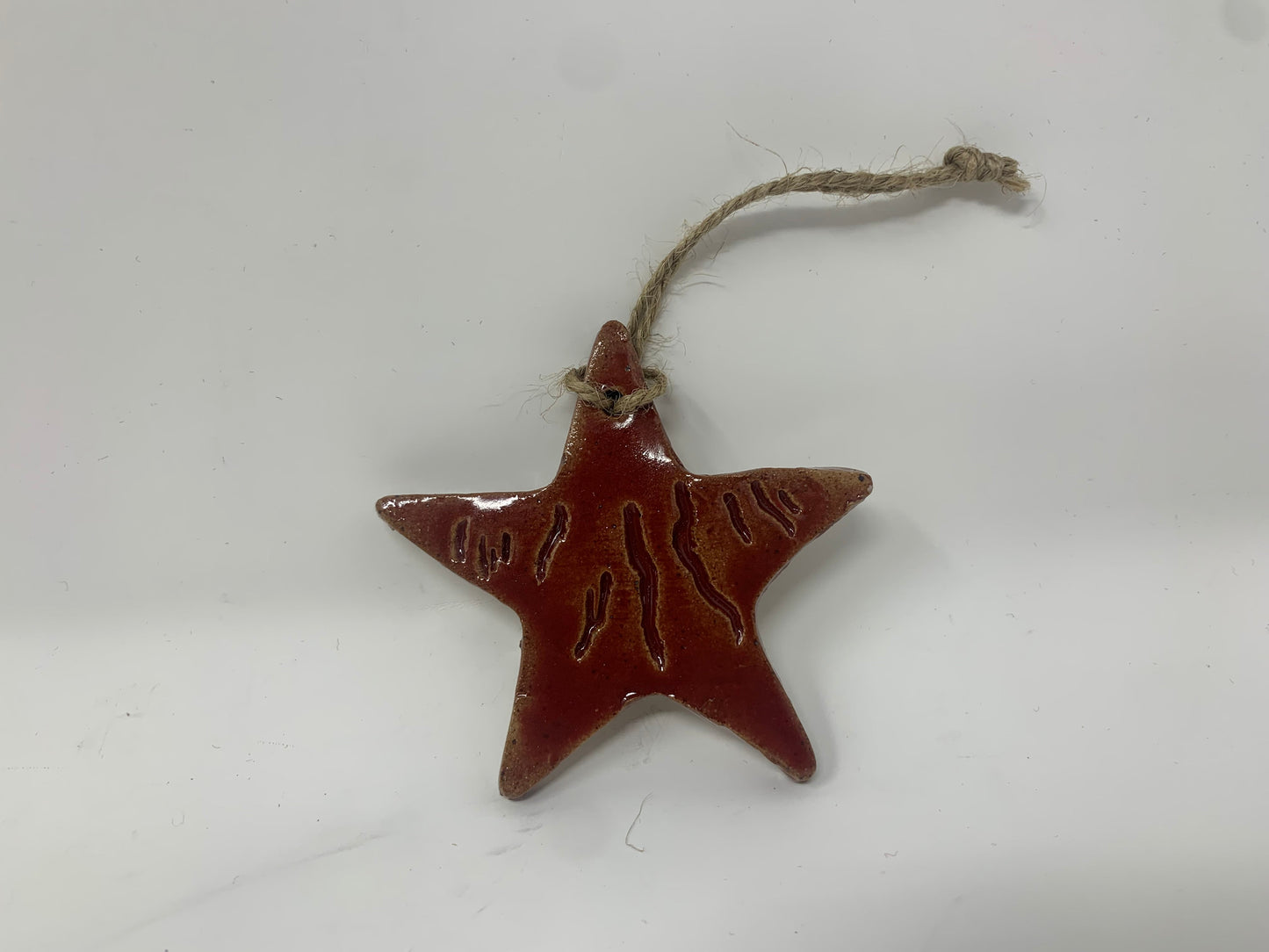 Finger Lakes Star Pottery Ornament