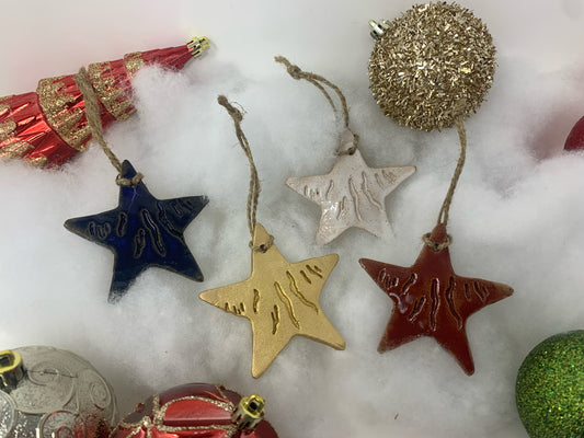 Finger Lakes Star Pottery Ornament