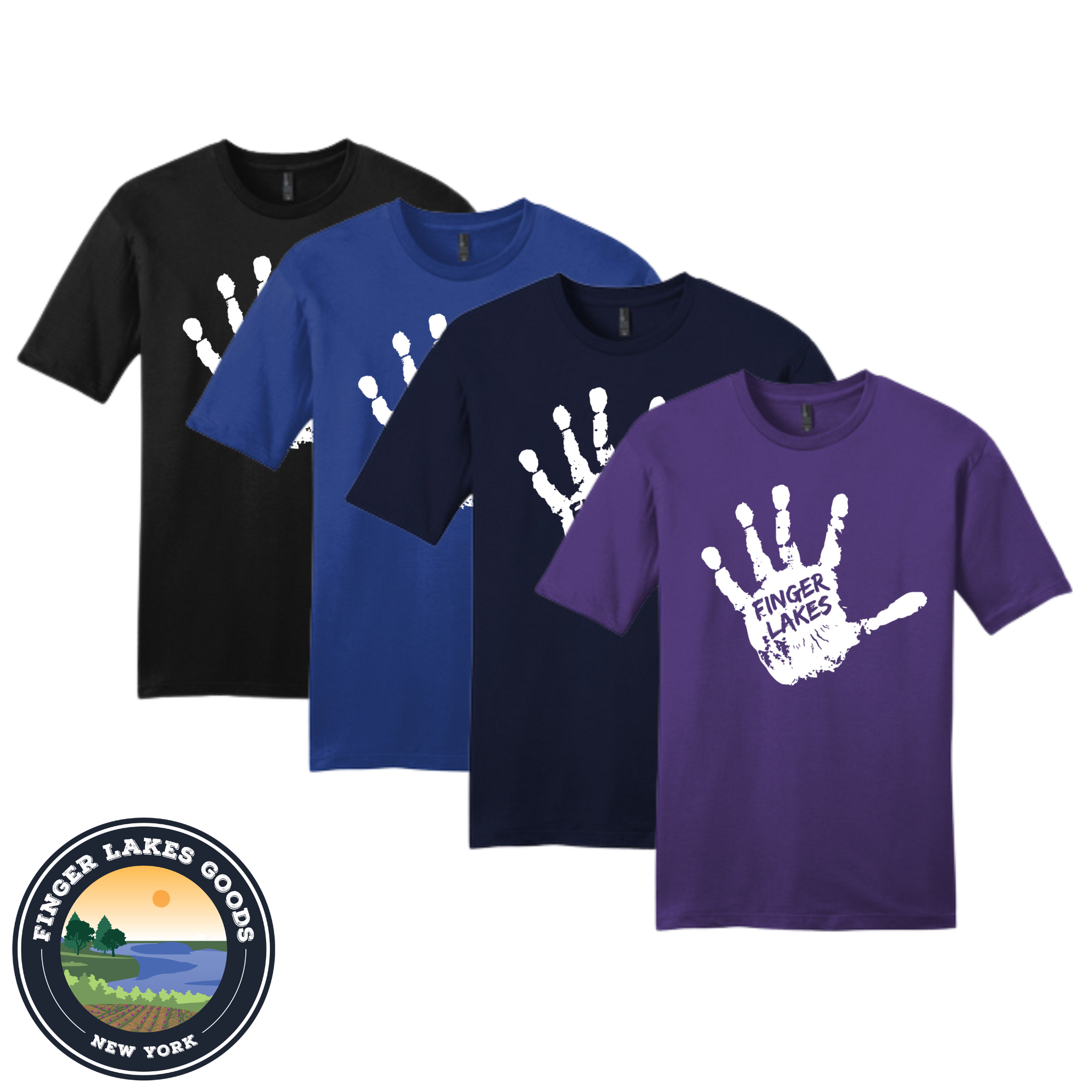 Finger Lakes Hand T-Shirt