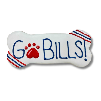 6" Dog Cookie | Go Bills! | Dog Treats | NFL