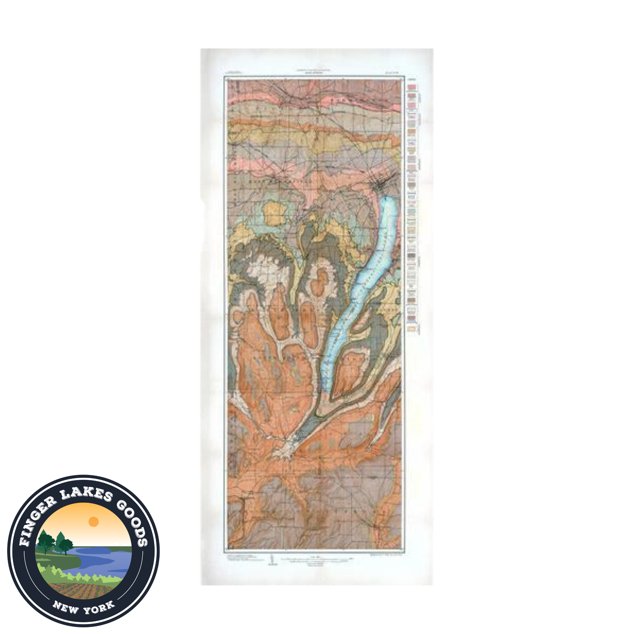 Geological Maps of the Finger Lakes