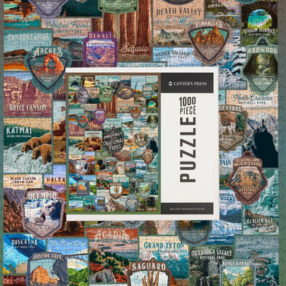 1000 PIECE PUZZLE Protect National Parks Collection Collage