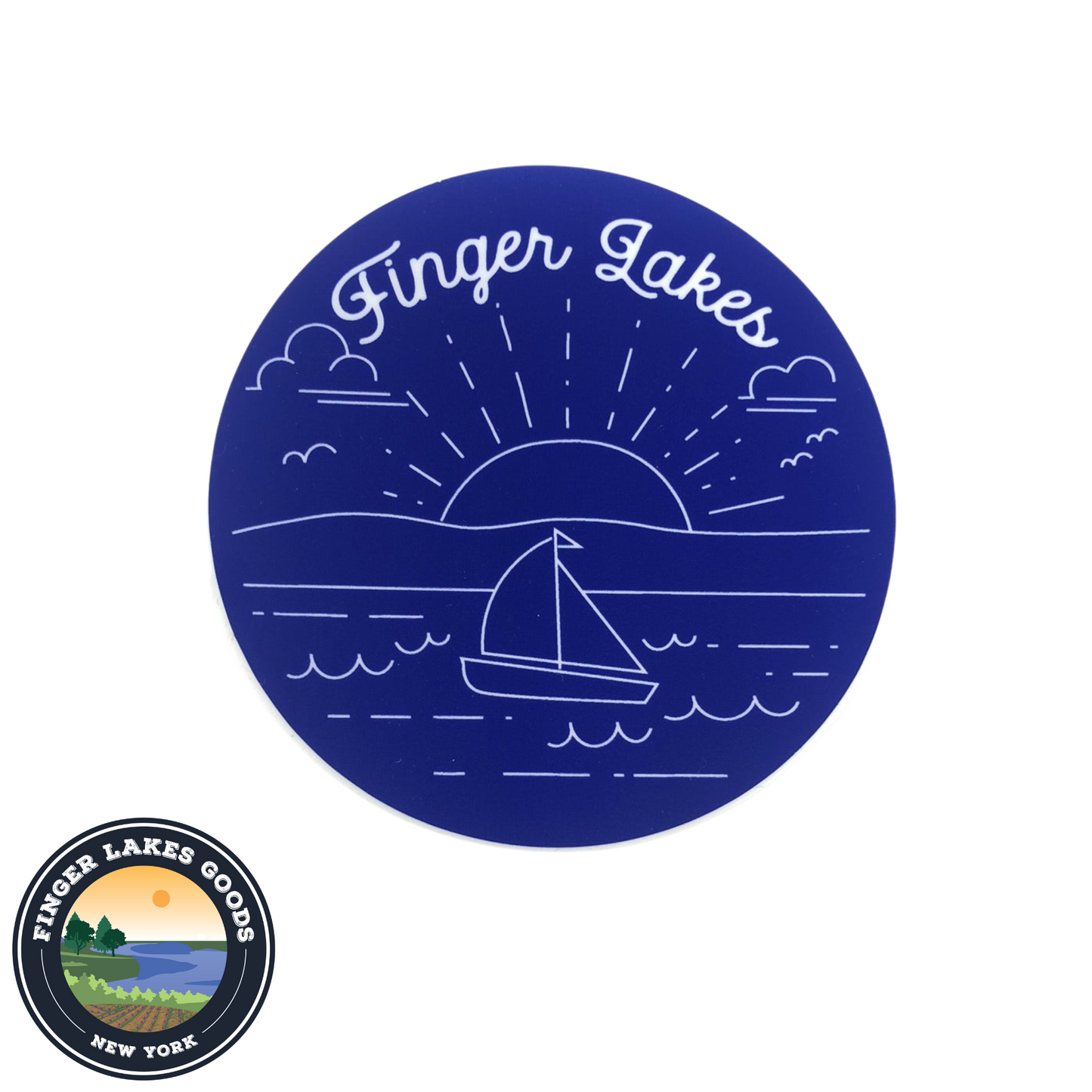 Finger Lakes Monoline Sticker/Magnet