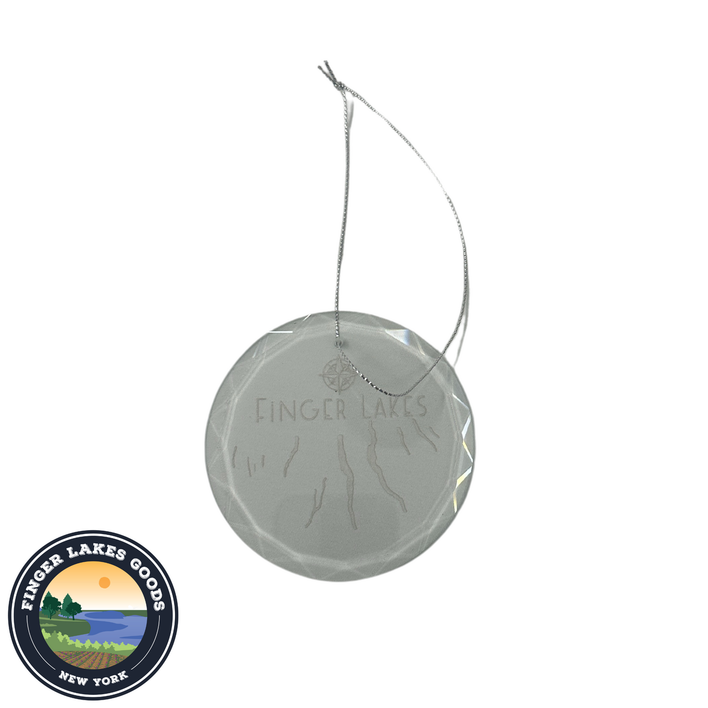 Finger Lakes Glass Ornament