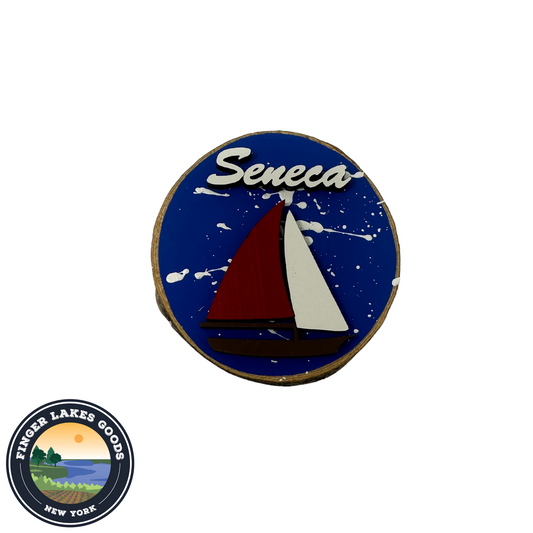 Finger Lakes Sailboat Magnet