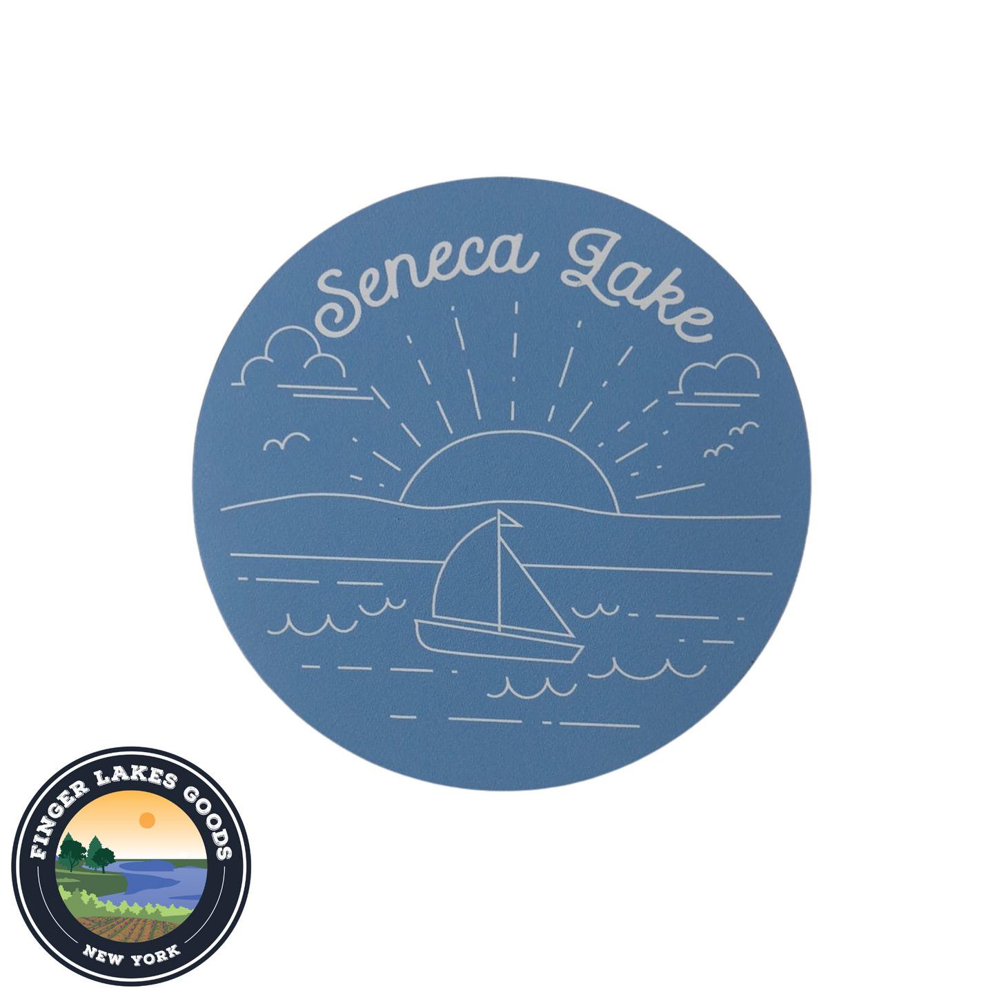 Seneca Lake Monoline Sticker/Magnet