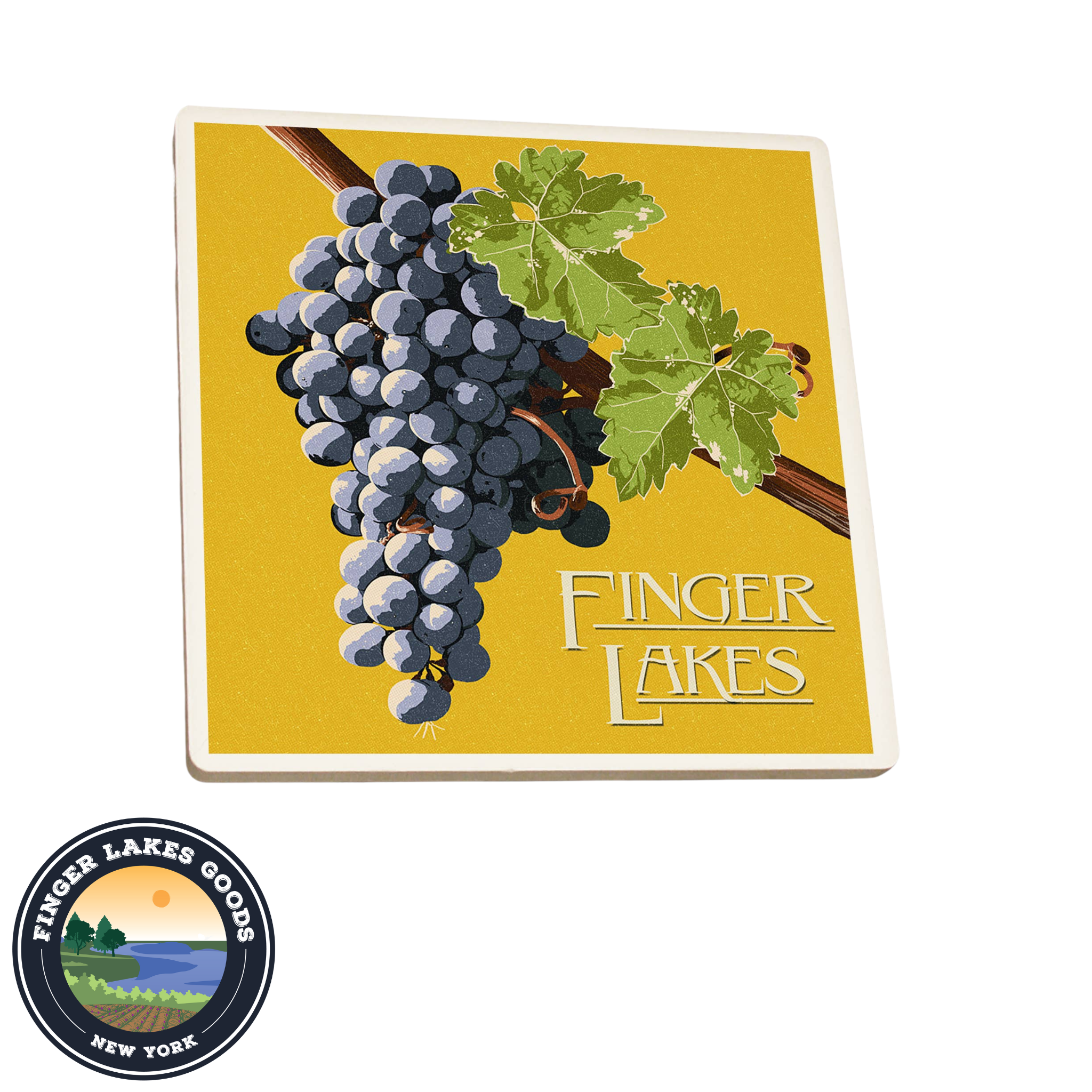 Finger Lakes Ceramic Coasters